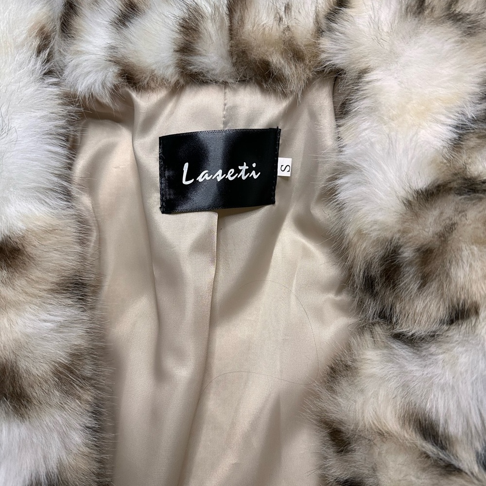 Chic Leopard Print Teddy Jacket - Picture 2 of 2